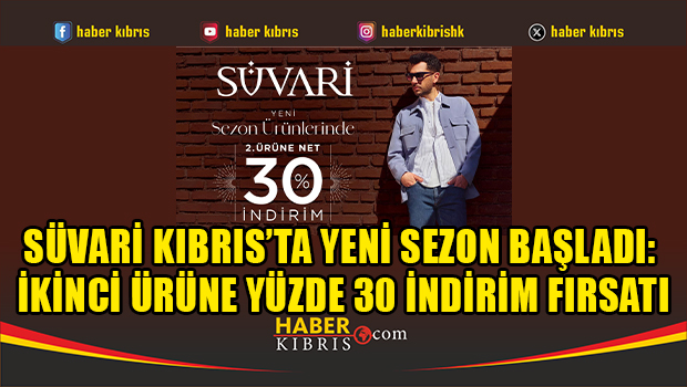 Yeni sezon heyecanı Süvari Kıbrıs mağazalarında