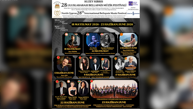 Kuzey Kıbrıs Uluslararası Bellapais Müzik Festivali pazartesi günü başlıyor