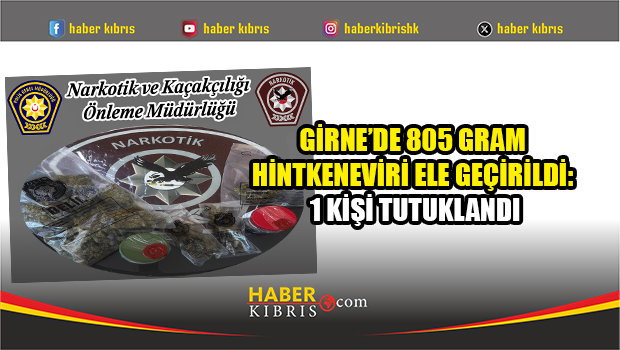 Girne ve İskele’de uyuşturucu madde tasarrufundan iki kişi tutuklandı