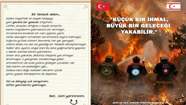 Sivil Savunma’dan “Yangın Mektubu” ile farkındalık çağrısı