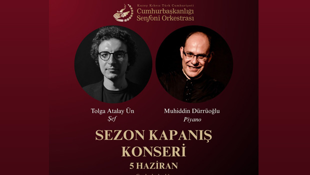 KKTC CSO’nun sezon kapanış konseri, 5 Haziran Cuma günü Cumhurbaşkanlığı Mavi Salon’da