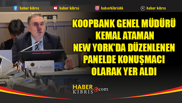 Ataman, New York'da uluslararası panelde konuşmacı olarak yer aldı