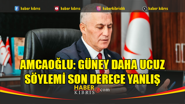 Amcaoğlu: Güney daha ucuz söylemi son derece yanlış
