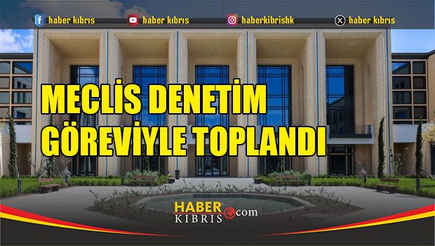 Meclis denetim göreviyle toplandı