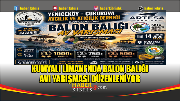 Kumyalı Limanı’nda Balon Balığı Avı Yarışması düzenleniyor