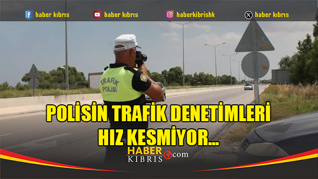 Polisin trafik denetimleri hız kesmiyor...