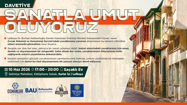 “Sanatla Umut Oluyoruz” sergisi Saçaklı Ev'de açılıyor